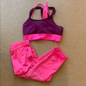 Alo Sports Bra & Adidas Cropped Leggings